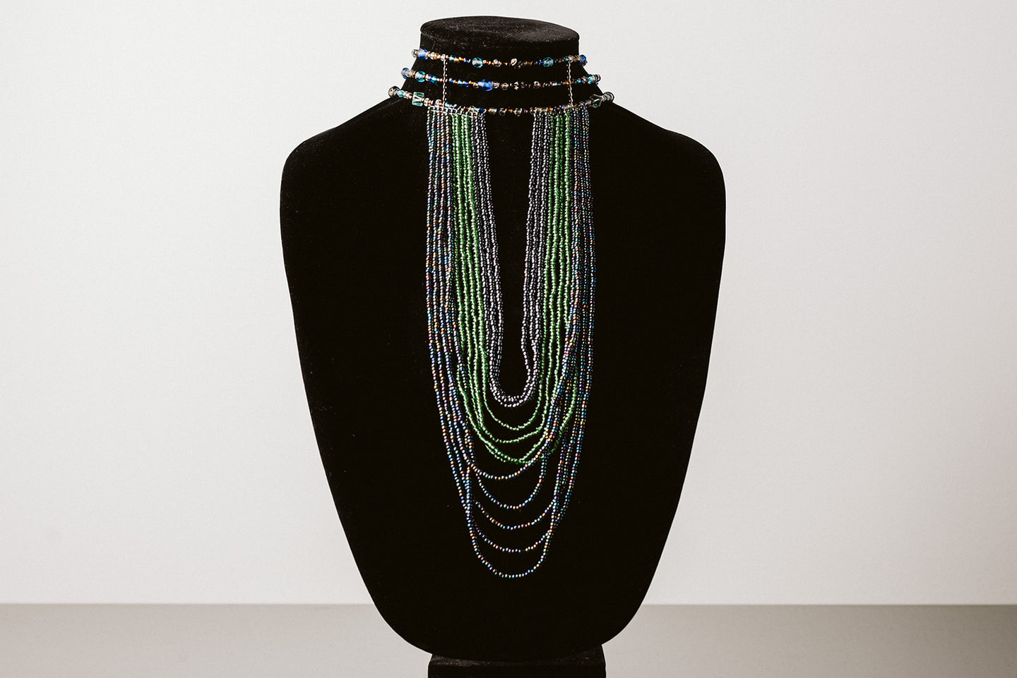 TWO TONE CLEOPATRA BEADS